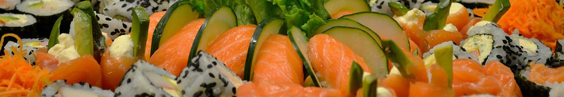 Eating Japanese Sushi at Fat Salmon Sushi restaurant in Philadelphia, PA.